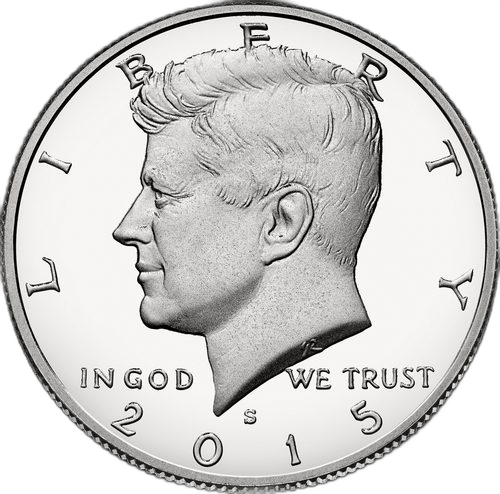 20 Post-1971 Kennedy Half Dollars β Random Clad Lot β front