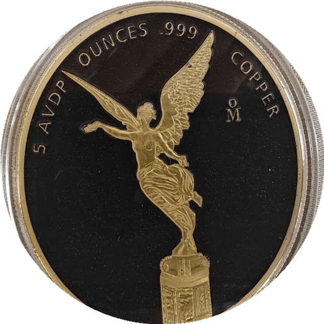 Libertad 5 oz Copper Round β front