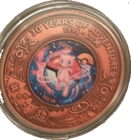 Mew β 30 Years of Adventure 1 oz Colorized Copper β front