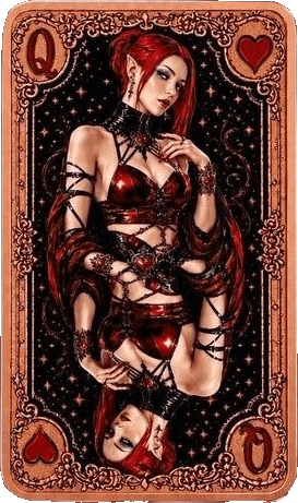 Queen of Hearts 1 oz Copper Bar β front