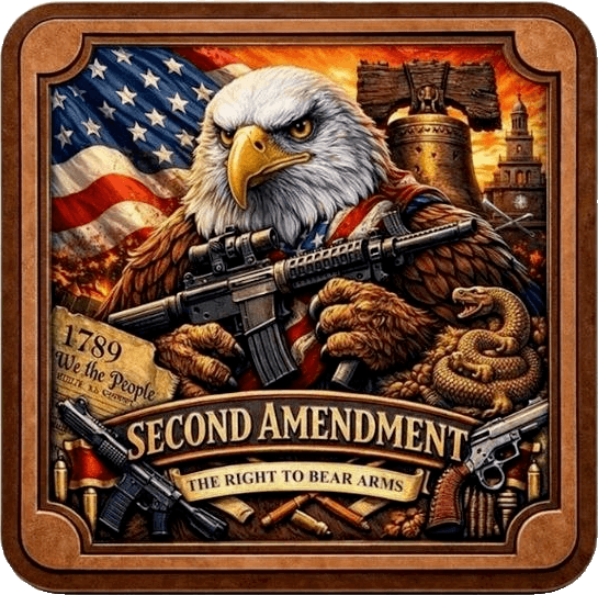 Second Amendment Eagle 1 AVDP oz Copper Round β front