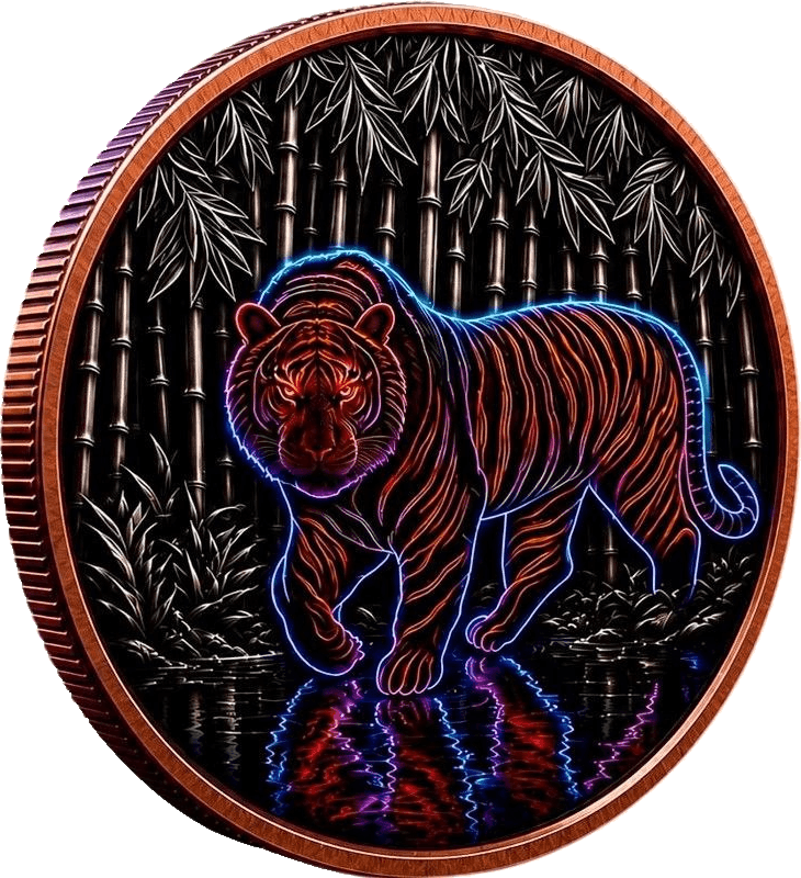 Tigerpunk 5 AVDP oz Copper Round β front